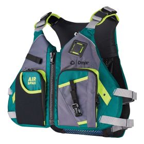 Onyx Airspan Angler Life Jacket (Option: M/L  Green)