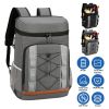 Cooler Backpack 36 Can Leakproof Insulated Cooler Backpack with 25L/6.6Gal for Picnic Camping Beach Hiking Fishing Travel