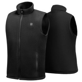 Heated Vest, Men Electric Heating Vest with 16000 mAh Battery Pack, 6 Heating Zones Lightweight Rechargeable Winter-Vest with 3 Levels (Default: Default)