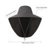 New Outdoor Bucket Hat Men's And Women's Summer Sunscreen Quick-drying Hat UV Protection Sunshade Breathable Fishing Hat Mountaineering Hat