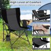 Portable Folding Camping Chair with Side Pocket for Fishing